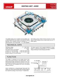 Legalett Brochure - Air-Heated Floors Unique Advantages with Frost Protected Shallow Foundations & Radiant Floor Heating Systems - ON