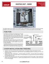 Legalett Brochure - Air-Heated Floors Unique Advantages with Frost Protected Shallow Foundations & Radiant Floor Heating Systems - ON