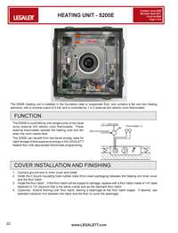 Legalett Brochure - Air-Heated Floors Unique Advantages with Frost Protected Shallow Foundations & Radiant Floor Heating Systems - ON