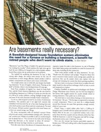 Building Magazine: Are Basements Really Necessary?