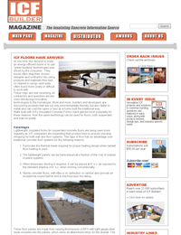 ICF Builder Magazine: ICF Floors Have Arrived! Featuring Legalett  Shallow Slab Foundations