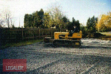 Step 1 - Strip Topsoil | Installation Procedures for Legalett Frost Protected Shallow Foundations and Air-Heated Radiant Floors ON