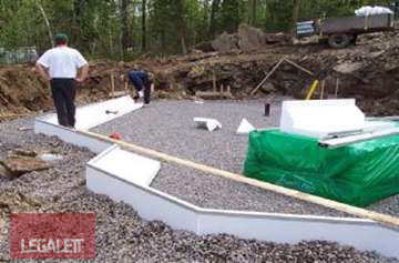 Step 3 - Layout Edge Elements | Installation Procedures for Legalett Frost Protected Shallow Foundations and Air-Heated Radiant Floors ON