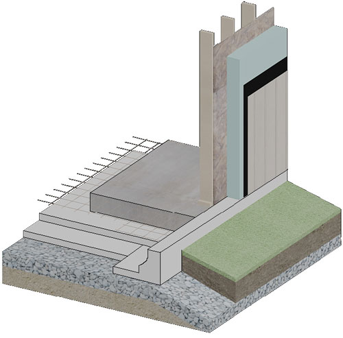 Insulation thickness is tailored to your requirements for your Passive House...