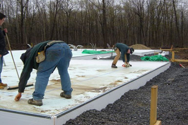 The Foundation is the Engineered Structural Concrete Slab