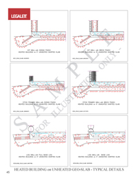 Legalett Brochure - Air-Heated Floors Unique Advantages with Frost Protected Shallow Foundations & Radiant Floor Heating Systems - ON