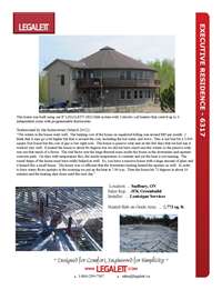 Legalett Brochure - Air-Heated Floors Unique Advantages with Frost Protected Shallow Foundations & Radiant Floor Heating Systems - ON