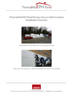 Technical Drawings for ThermalWall PH Panel - EPS Foam Insulation panels for ICF, Passive House and Net Zero Energy Designs - Legalett Canada