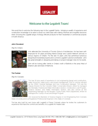 Legalett Welcomes New Reps for Colorado and ON