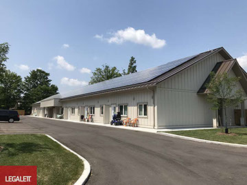 Legalett GEO-Passive 25,000sf Passive House designed Manufacturing Facility in Ontario