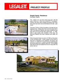 Legalett Brochure - Air-Heated Floors Unique Advantages with Frost Protected Shallow Foundations & Radiant Floor Heating Systems - ON