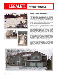 Legalett Brochure - Air-Heated Floors Unique Advantages with Frost Protected Shallow Foundations & Radiant Floor Heating Systems - ON