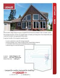 Legalett Brochure - Air-Heated Floors Unique Advantages with Frost Protected Shallow Foundations & Radiant Floor Heating Systems - ON