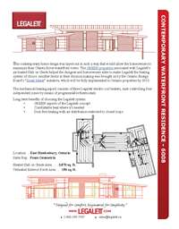 Legalett Brochure - Air-Heated Floors Unique Advantages with Frost Protected Shallow Foundations & Radiant Floor Heating Systems - ON