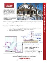 Legalett Brochure - Air-Heated Floors Unique Advantages with Frost Protected Shallow Foundations & Radiant Floor Heating Systems - ON