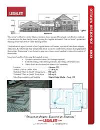 Legalett Brochure - Air-Heated Floors Unique Advantages with Frost Protected Shallow Foundations & Radiant Floor Heating Systems - ON