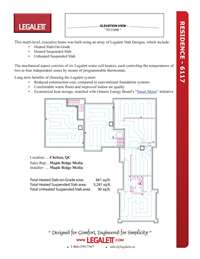 Legalett Brochure - Air-Heated Floors Unique Advantages with Frost Protected Shallow Foundations & Radiant Floor Heating Systems - ON