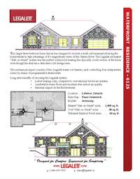 Legalett Brochure - Air-Heated Floors Unique Advantages with Frost Protected Shallow Foundations & Radiant Floor Heating Systems - ON