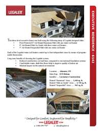 Legalett Brochure - Air-Heated Floors Unique Advantages with Frost Protected Shallow Foundations & Radiant Floor Heating Systems - ON