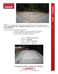 Legalett Brochure - Air-Heated Floors Unique Advantages with Frost Protected Shallow Foundations & Radiant Floor Heating Systems - ON