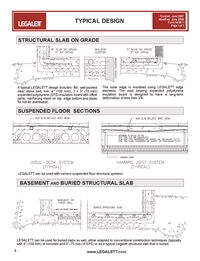 Legalett Brochure - Air-Heated Floors Unique Advantages with Frost Protected Shallow Foundations & Radiant Floor Heating Systems - ON