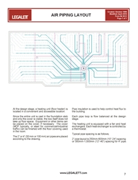 Legalett Brochure - Air-Heated Floors Unique Advantages with Frost Protected Shallow Foundations & Radiant Floor Heating Systems - ON