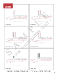 Legalett Brochure - Air-Heated Floors Unique Advantages with Frost Protected Shallow Foundations & Radiant Floor Heating Systems - ON