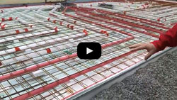 GEO-Slab Foundation & Air-Heated Radiant Floor Inspection Day Video