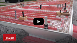 GEO-Slab & Air-Heated Radiant Floor Energy Efficient Home Addition Installation Video